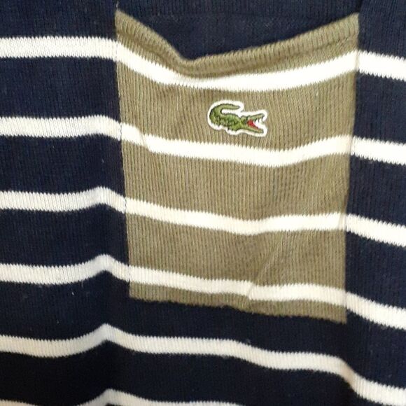 Lacoste live sweater. Dope light weight. Summer time Parisienne preppy! - Picture 2 of 3